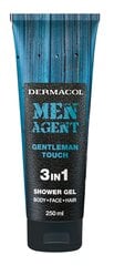 Dušigeel Dermacol Gentleman touch 3 in 1 meestele 250 ml hind ja info | Dušigeelid, õlid | kaup24.ee