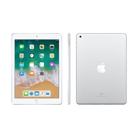 Tahvelarvuti Apple iPad 9.7" Wi-Fi 128GB, hõbedane, 6th gen, MR7K2HC/A hind ja info | Tahvelarvutid | kaup24.ee