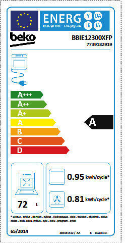 Beko BBIE12300XFP цена и информация | Ahjud | kaup24.ee