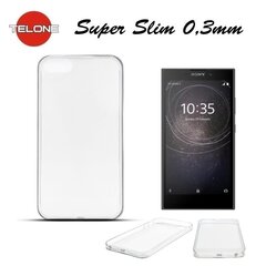 Telone Ultra Slim 0.3mm Back Case Sony Xperia L2 Läbipaistev hind ja info | Telefoni kaaned, ümbrised | kaup24.ee
