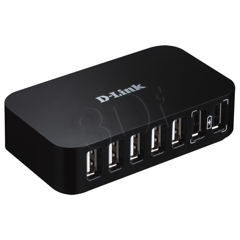 DLINK 7xUSB2.0 7port USBHub цена и информация | USB jagajad, adapterid | kaup24.ee