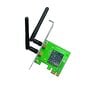 TP-LINK 300MBit/s WLAN-N PCI Express-Adapter Atheros-Chipsatz 2T2R 2,4GHz 802.11b/g/n 2 removeable antennas hind ja info | Ruuterid | kaup24.ee