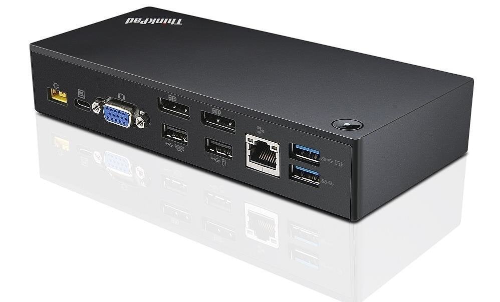 Lenovo ThinkPad USB-C Dock - EU 90W цена и информация | USB jagajad, adapterid | kaup24.ee