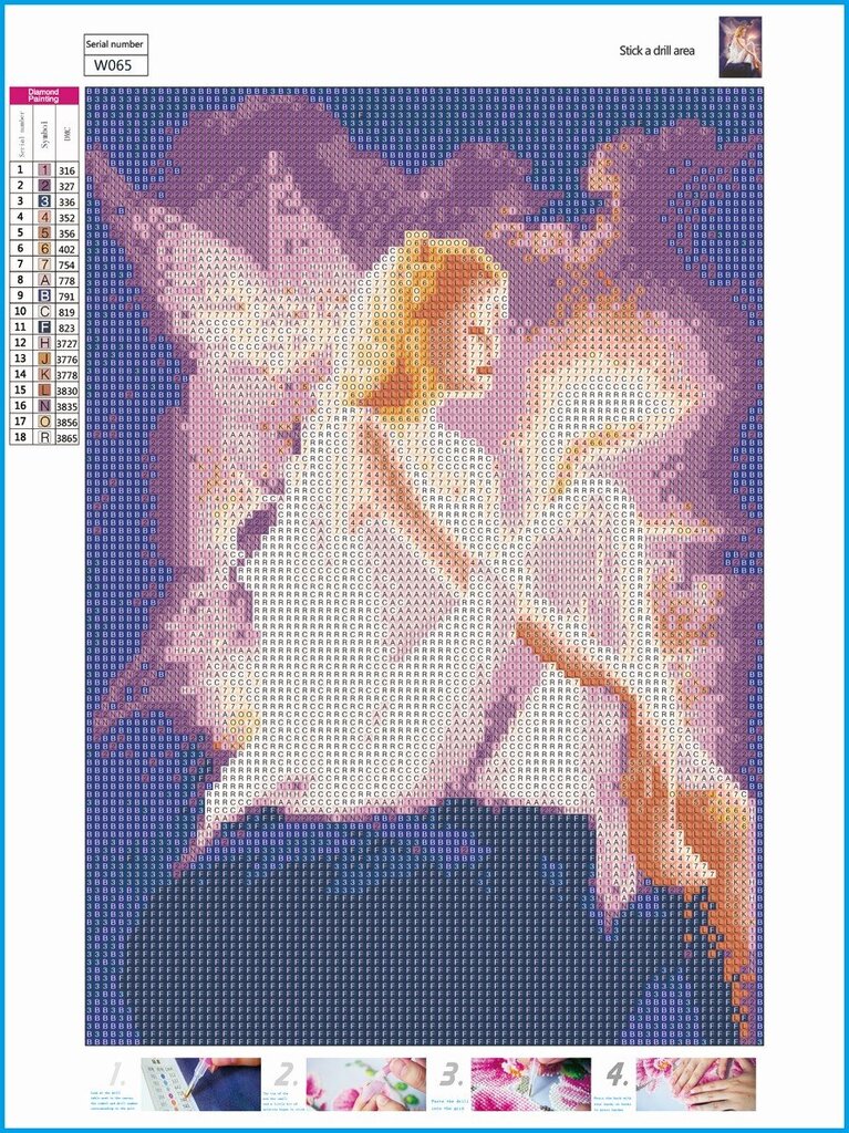 Rombikujuline-mosaiikkomplekt 5D (aukude liimimine) 30x40 cm DK41245 цена и информация | Teemantmaalid, teemanttikandid | kaup24.ee