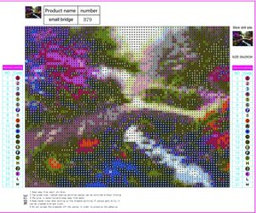 Rombikujuline-mosaiikkomplekt 5D (aukude liimimine) 24x30 cm DK32221 цена и информация | Алмазная мозаика | kaup24.ee