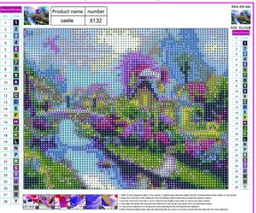 Алмазная картина-мозаика 5D набор (клеика страз) 25x30 см DK32218 цена и информация | Алмазная мозаика | kaup24.ee