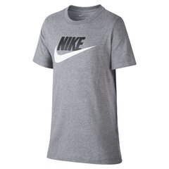 Nike laste T-särk NSW TEE FUTURA ICON TD, hall hind ja info | Poiste särgid | kaup24.ee