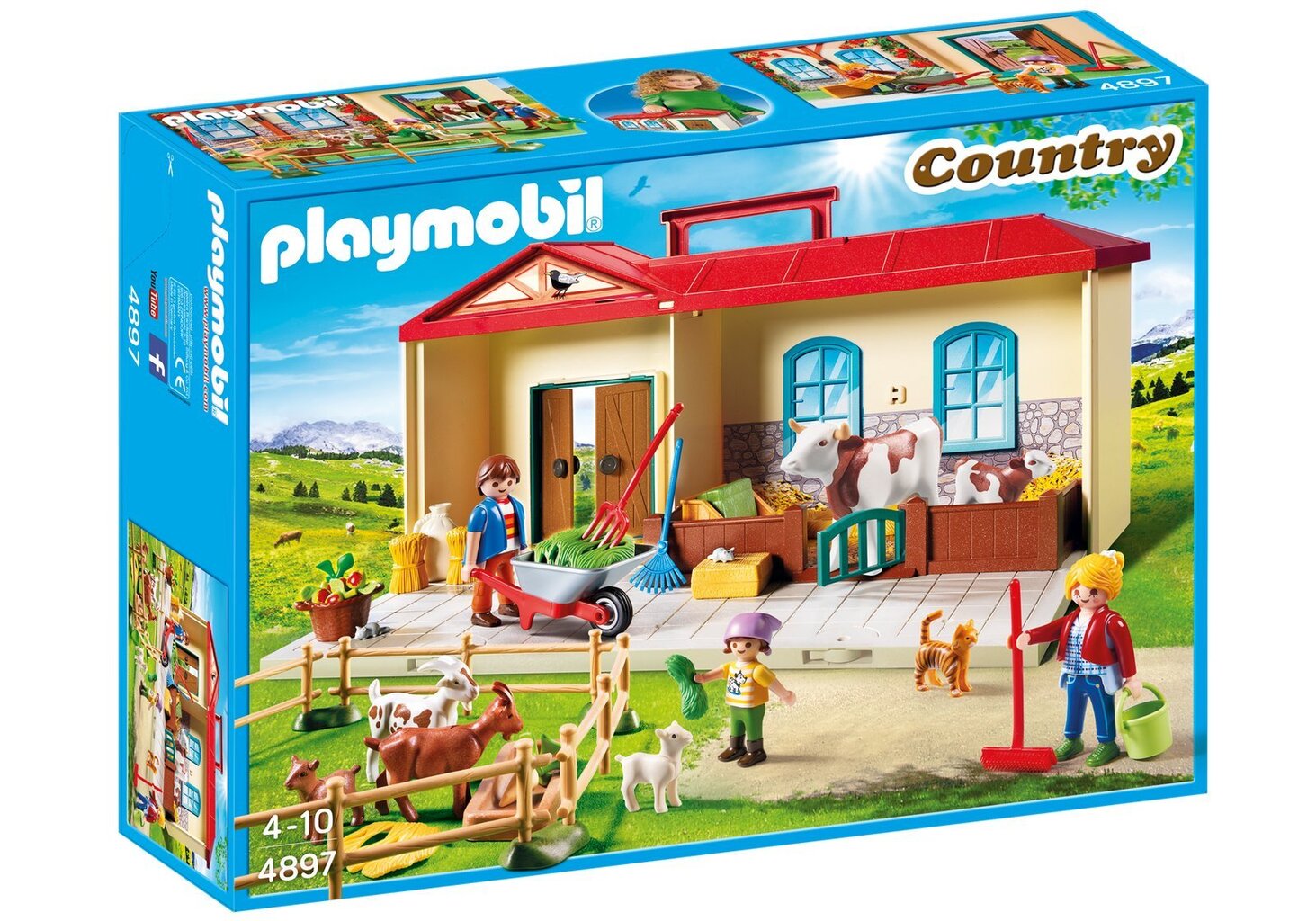 4897 PLAYMOBIL® Kaasaskantav talu hind ja info | Klotsid ja konstruktorid | kaup24.ee