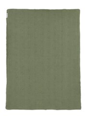 Tekk 75x100cm, Meyco Baby, Mini Knots Fleece (Forest Green) цена и информация | Покрывала, пледы | kaup24.ee