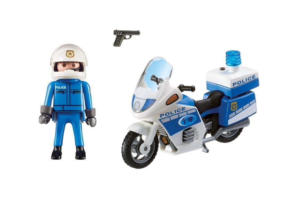 Playmobil Politsei mootorratas Led tuled 6923 цена и информация | Klotsid ja konstruktorid | kaup24.ee