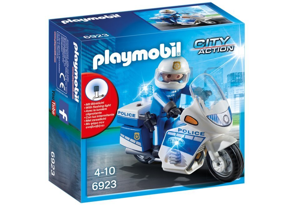 Playmobil Politsei mootorratas Led tuled 6923 hind ja info | Klotsid ja konstruktorid | kaup24.ee