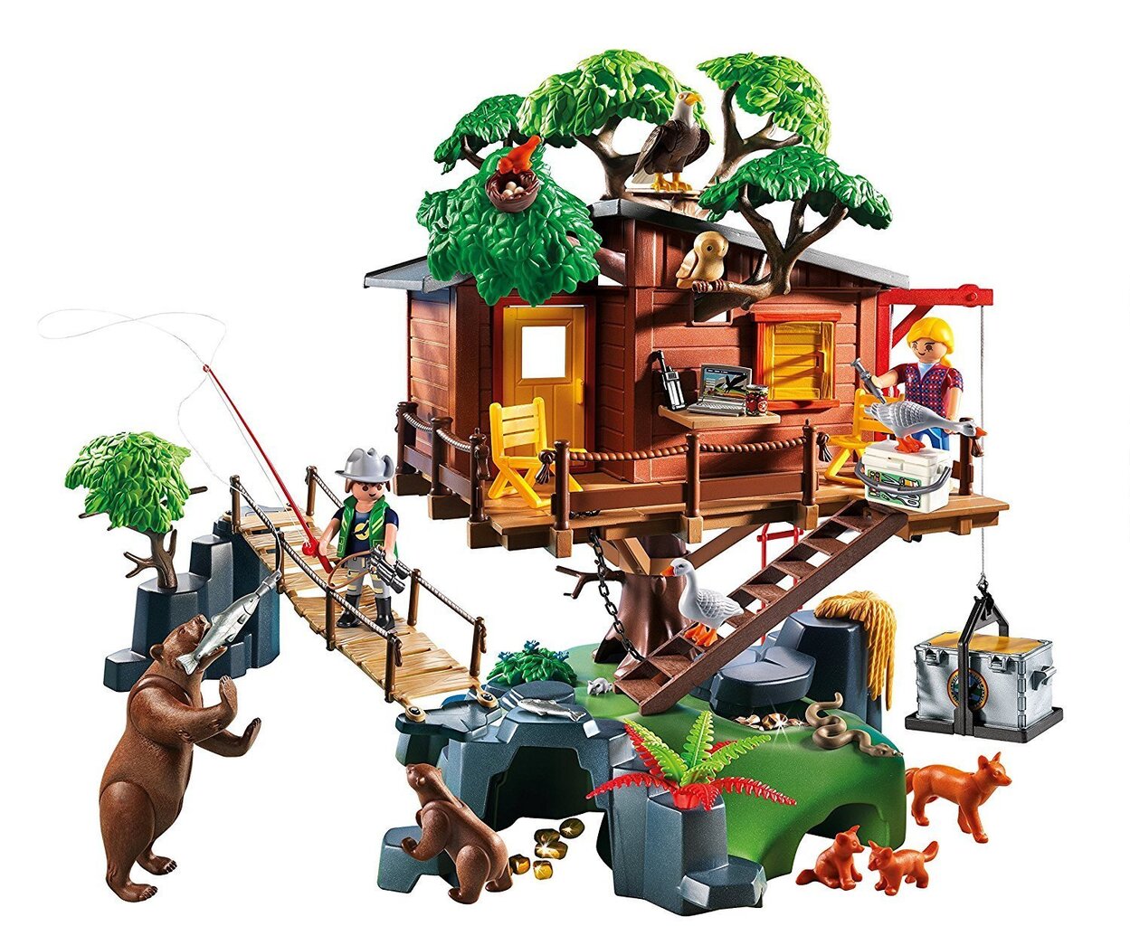 5557 PLAYMOBIL® Wild Life Seiklusmaja puu otsas цена и информация | Klotsid ja konstruktorid | kaup24.ee