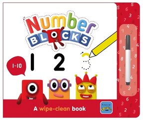 Numberblocks 1-10: A Wipe-Clean Book цена и информация | Книги для малышей | kaup24.ee