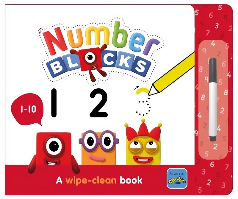 Numberblocks 1-10: A Wipe-Clean Book hind ja info | Väikelaste raamatud | kaup24.ee