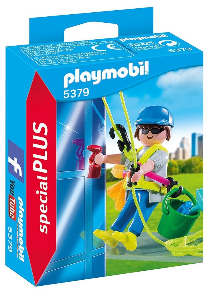 5379 PLAYMOBIL® Special Plus Aknapuhastaja hind ja info | Klotsid ja konstruktorid | kaup24.ee