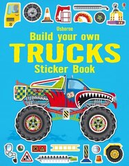 Build Your Own Trucks Sticker Book цена и информация | Книги для малышей | kaup24.ee