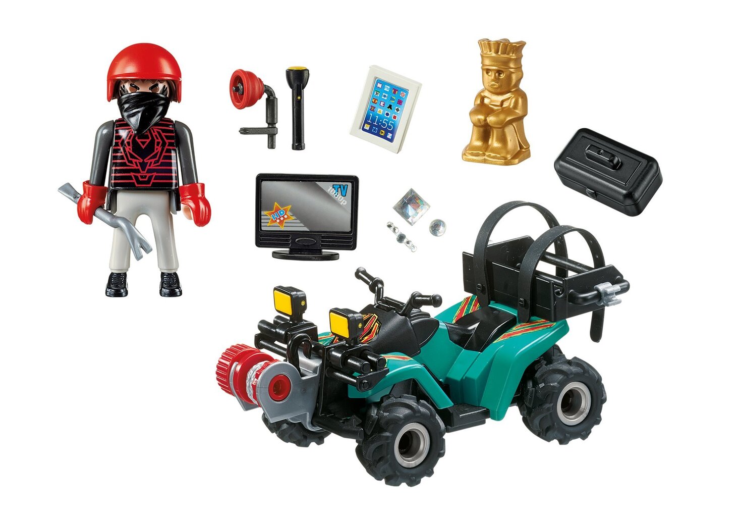 6879 PLAYMOBIL® City Action ATV ja sõitja цена и информация | Klotsid ja konstruktorid | kaup24.ee