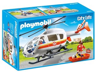 Kонструктор 6686 PLAYMOBIL® City Life, Emergency Medical Helicopter цена и информация | Конструкторы и кубики | kaup24.ee