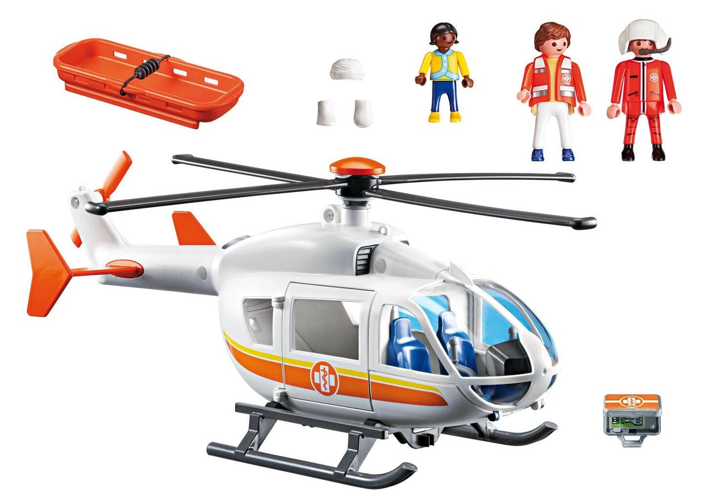 6686 PLAYMOBIL® City Life Kiirabi helikopter цена и информация | Klotsid ja konstruktorid | kaup24.ee