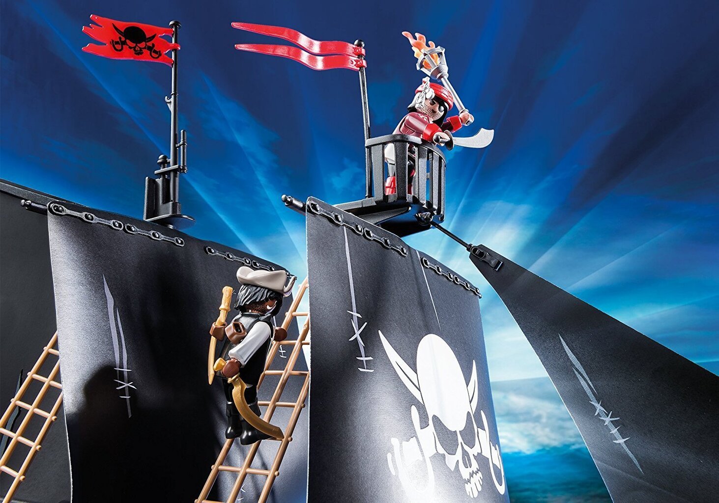 6678 PLAYMOBIL® Pirates Suur piraatide laev цена и информация | Klotsid ja konstruktorid | kaup24.ee