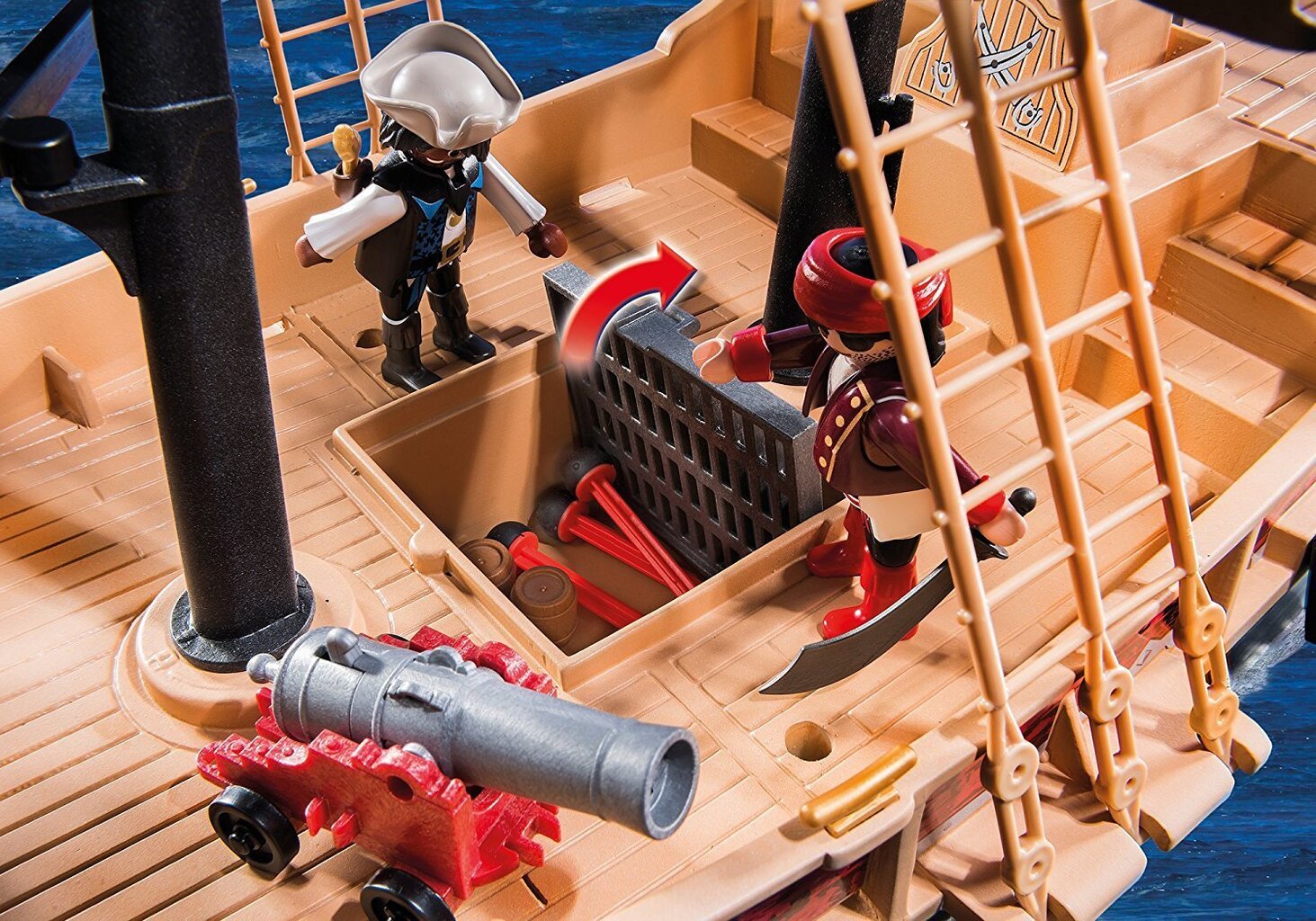 6678 PLAYMOBIL® Pirates Suur piraatide laev цена и информация | Klotsid ja konstruktorid | kaup24.ee