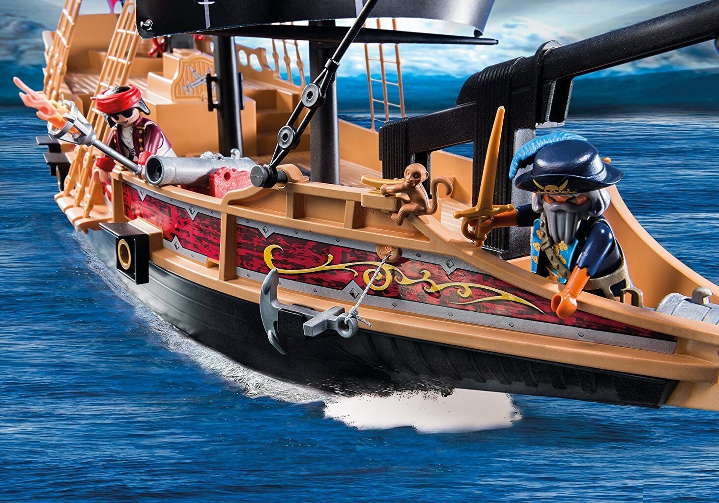 6678 PLAYMOBIL® Pirates Suur piraatide laev цена и информация | Klotsid ja konstruktorid | kaup24.ee