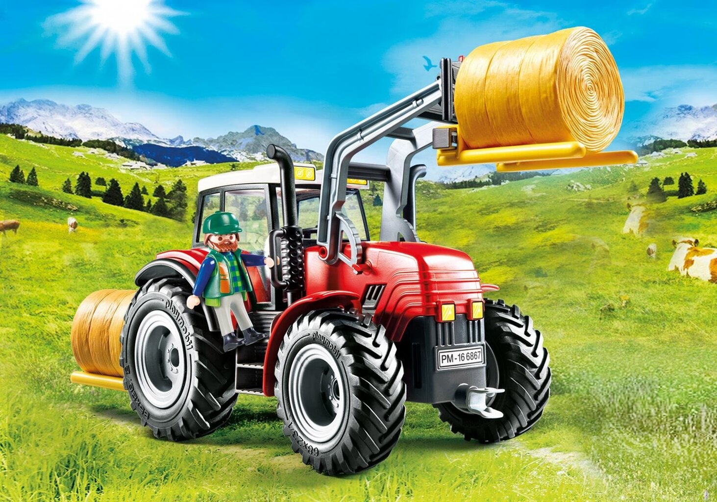 6867 PLAYMOBIL® Country Traktor kraanaga hind ja info | Klotsid ja konstruktorid | kaup24.ee