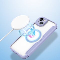 Telefoniümbris Dux Ducis Skin X Pro - iPhone 14 Plus - Magnetic MagSafe Flip, lilla hind ja info | Telefoni kaaned, ümbrised | kaup24.ee