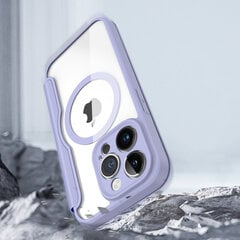 Telefoniümbris Dux Ducis Skin X Pro - iPhone 14 Pro - Magnetic MagSafe Flip, lilla hind ja info | Telefoni kaaned, ümbrised | kaup24.ee