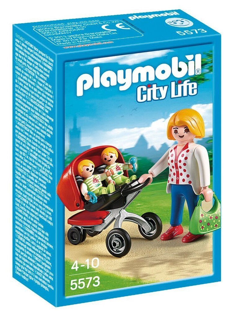 5573 PLAYMOBIL® City Life, Ema ja kaksikutekäru цена и информация | Klotsid ja konstruktorid | kaup24.ee