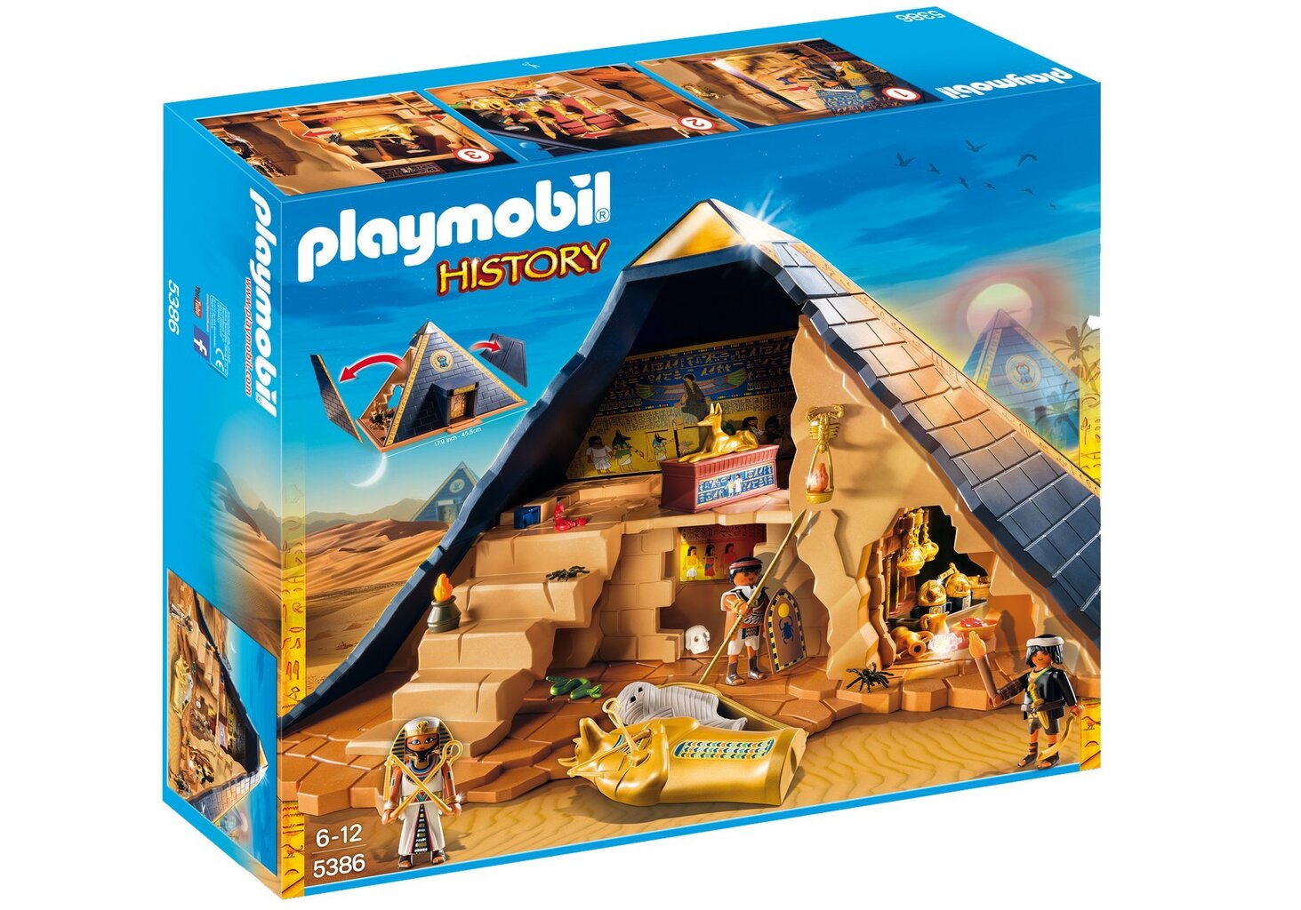 5386 PLAYMOBIL® History Vaarao püramiid hind ja info | Klotsid ja konstruktorid | kaup24.ee