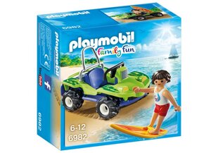 6982 PLAYMOBIL® Family Fun Surfar ja ATV цена и информация | Конструкторы и кубики | kaup24.ee