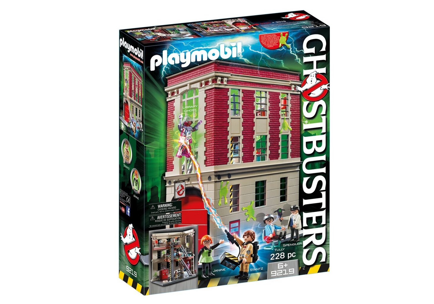 9219 PLAYMOBIL® Ghostbusters™ Tuletõrjejaam цена и информация | Klotsid ja konstruktorid | kaup24.ee