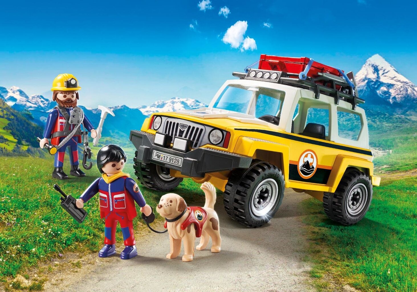 9128 PLAYMOBIL® Action Mägede päästemaastur hind ja info | Klotsid ja konstruktorid | kaup24.ee