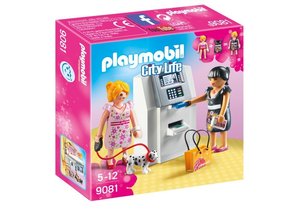 9081 PLAYMOBIL® City Life Pangaautomaat цена и информация | Klotsid ja konstruktorid | kaup24.ee