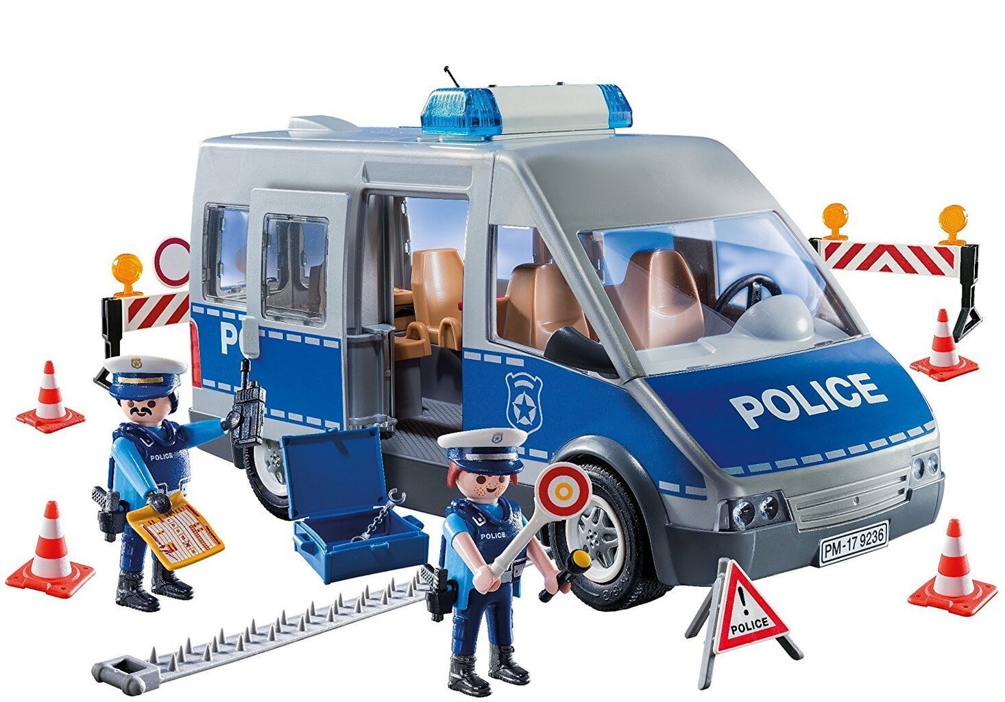 9236 PLAYMOBIL® City Action, Maanteepolitsei buss цена и информация | Klotsid ja konstruktorid | kaup24.ee