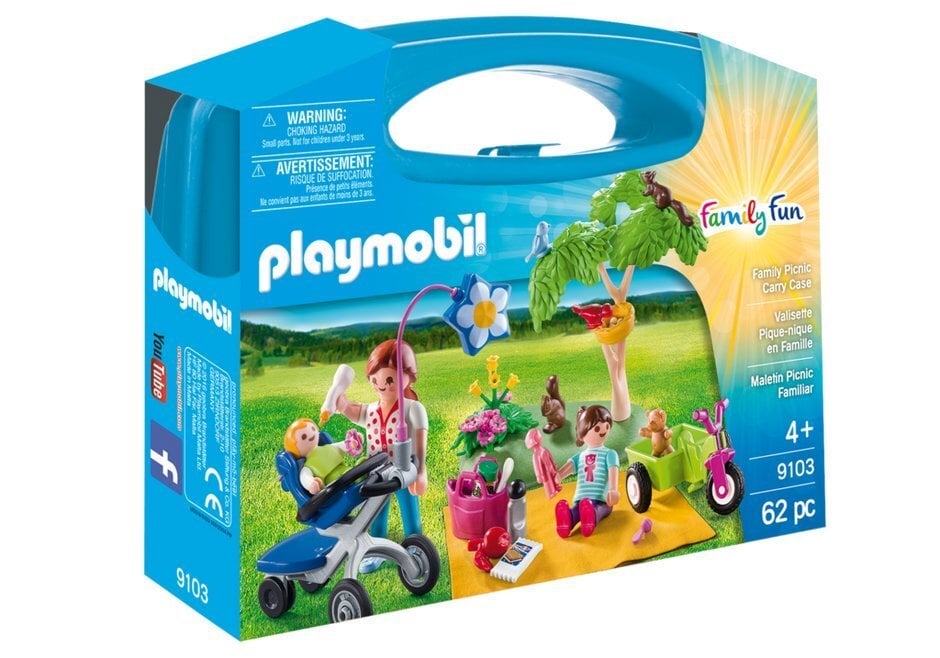 Playmobil Perega piknikul kohver 9103 цена и информация | Klotsid ja konstruktorid | kaup24.ee