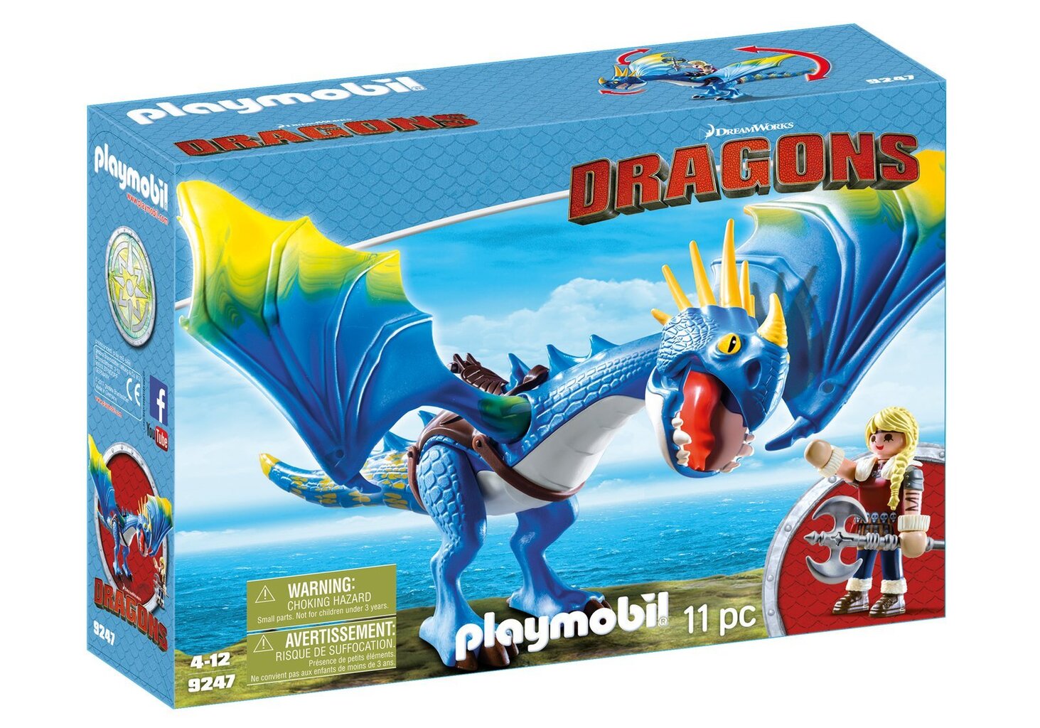Playmobil Dragons Astrid ja Stormfly 9247 цена и информация | Klotsid ja konstruktorid | kaup24.ee