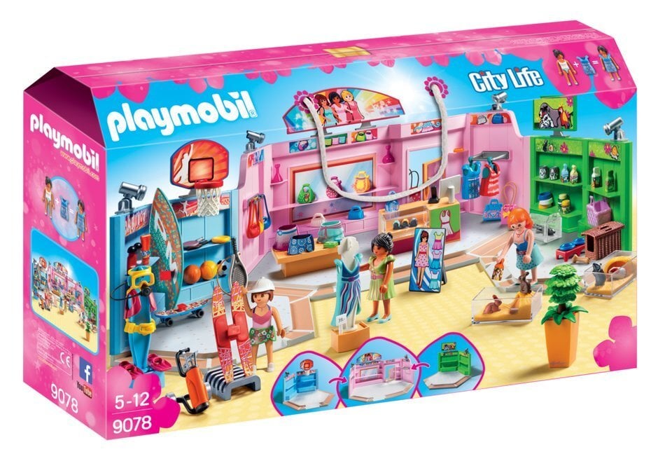 9078 PLAYMOBIL® City Life Kaubanduskeskus цена и информация | Klotsid ja konstruktorid | kaup24.ee