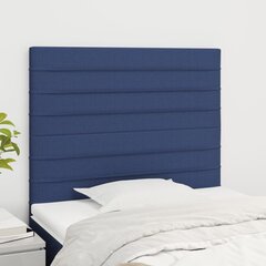 vidaXL voodipeatsid 2 tk, sinine, 80x5x78/88 cm, kangas hind ja info | Voodid | kaup24.ee
