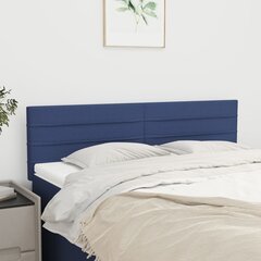 vidaXL voodipeatsid 2 tk, sinine, 72x5x78/88 cm, kangas hind ja info | Voodid | kaup24.ee