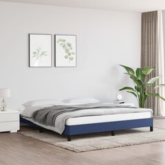 vidaXL voodiraam, sinine, 180x200 cm, kangas hind ja info | Voodid | kaup24.ee