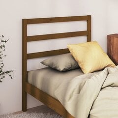 vidaXL voodipeats, meepruun, 95 x 4 x 100 cm, männipuit hind ja info | Voodid | kaup24.ee