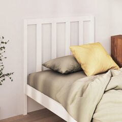 vidaXL voodipeats, valge, 95 x 4 x 100 cm, männipuit hind ja info | Voodid | kaup24.ee