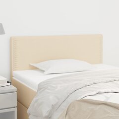 vidaXL voodipeats, kreemjas, 80x5x78/88 cm, kangas hind ja info | Voodid | kaup24.ee