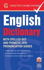 Webster's Word Power English Dictionary: With Easy-to-Follow Pronunciation Guide and IPA цена и информация | Пособия по изучению иностранных языков | kaup24.ee