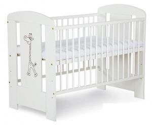 Кроватка Klups, белая цена и информация | Детские кроватки | kaup24.ee