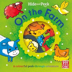 Hide and Peek: On the Farm: A colourful peek-through adventure board book hind ja info | Väikelaste raamatud | kaup24.ee
