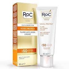 Жидкость для лица Roc Soleil-Protect Anti-Wrinkle SPF50+, 50 мл цена и информация | Кремы от загара | kaup24.ee