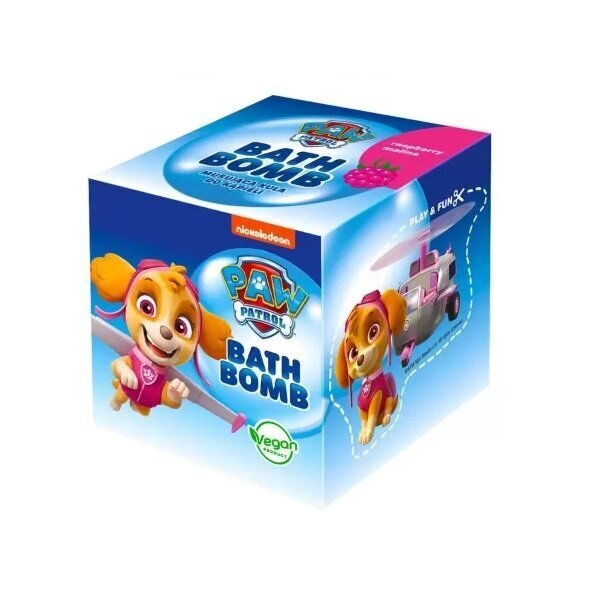 Vahutav vannipomm, vaarikas Paw Patrol Sparkling, 165 g hind ja info | Laste ja ema kosmeetika | kaup24.ee